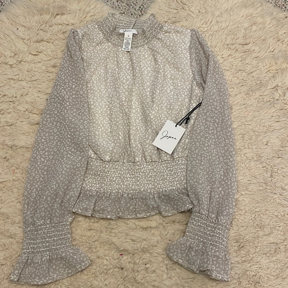 Japna Leapord Blouse, never worn